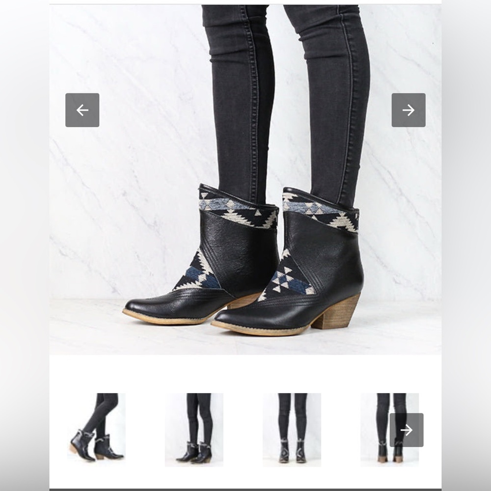 Unique Western Booties (wmn 8.5)